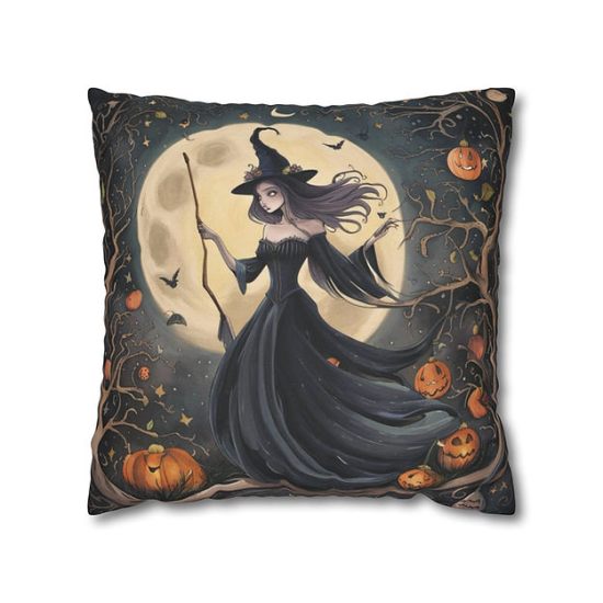 Whimsy Halloween The Magical Pumpkin Patch Throw Pillow Covers