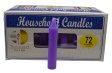 (set of 72) Purple 4" household candles