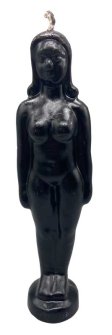 6 3/4" Black Woman candle 6 3/4" Black Woman candle