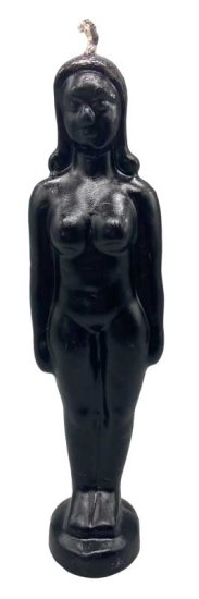 6 3/4\" Black Woman candle