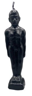 6 3/4" Black Man candle 6 3/4" Black Man candle