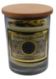 Purification gem stone soy candle