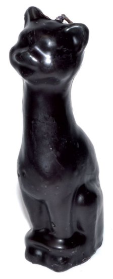 5 1/2\" Black Cat candle