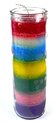 7 Color 7-day jar candle