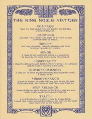 Nine Noble Virtues poster