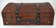 14" x 11" x 5" antique wood box