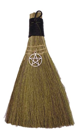 9\" Broom Pentagram