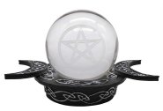 70mm Pentagram gazing ball wTriple Moon stand