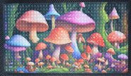 17 5/8" x 19 1/2" Mushroom door mat