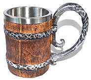 5" Big Brown Barrel mug