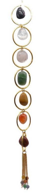 Gemstone 7 Chakra wall hanging