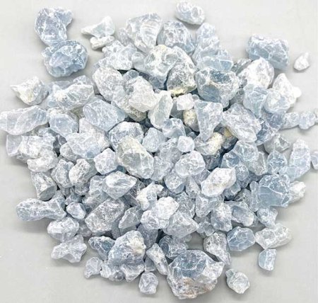 1 lb Celestite untumbled chips