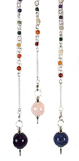 7 Chakra Assorted Ball pendulum - Click Image to Close