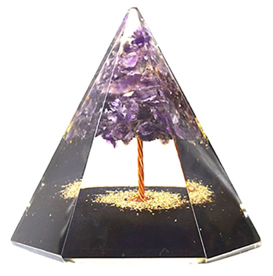 3 3/4\" Orgone 6 Sided pyramid