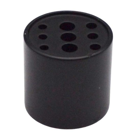 3/4\" Black brass holder 9 holes