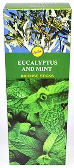 (box of 6) Eucalyptus and Mint sree vani stick