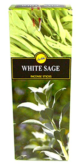 (box of 6) White Sage sree vani stick - Click Image to Close