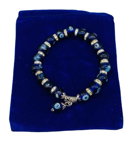 8mm Evil Eye bracelet