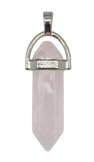 Rose Quartz double terminated - Click Image to Close