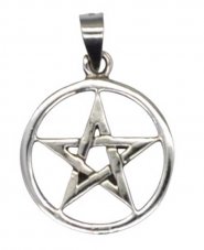 3/4" Pentagram sterling