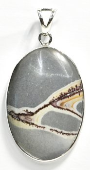 Natural Paintbrush Jasper pendant