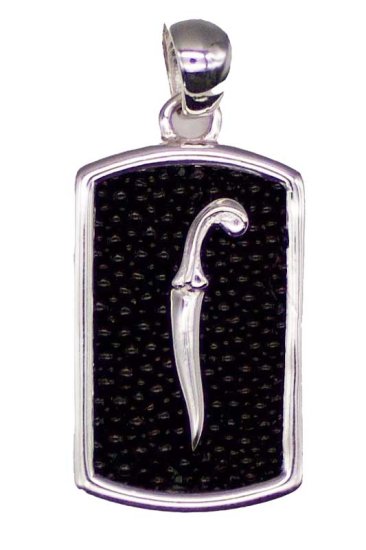 Sword pendant Stingray Coral - Click Image to Close