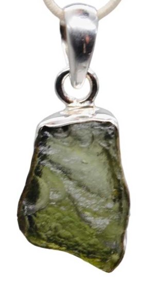 Moldavite pendant