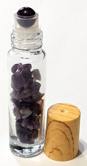 Amethyst in roller bottle 10ml - Click Image to Close