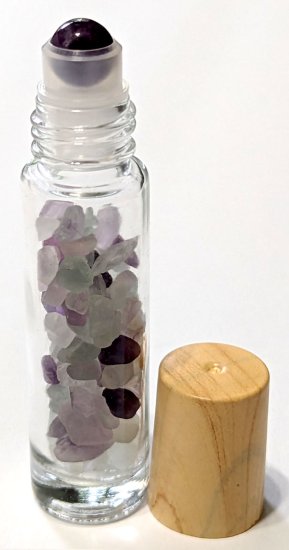 Fluorite in roller bottle 10ml - Click Image to Close