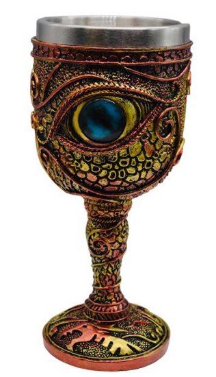 6 1/2\" Eye of Dragon chalice