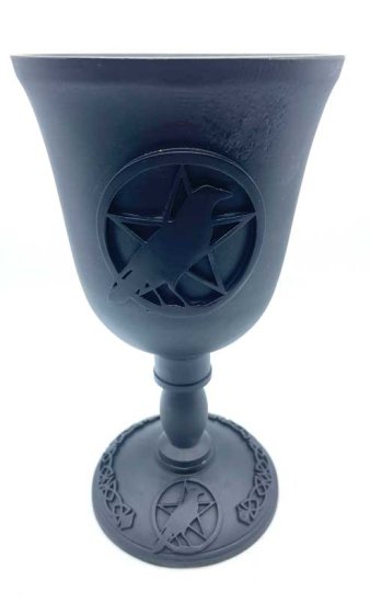 7 5/8\" Pentagram & Bird chalice