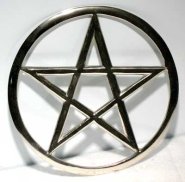 Large Cut-Out Pentagram altar tile