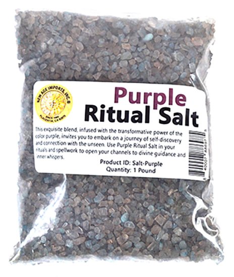 1 Lb Purple ritiual salt - Click Image to Close