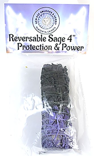 4" Protection & Power Reversable Smudge Stick - Click Image to Close