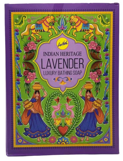 75gm Lavender soap indian heritage