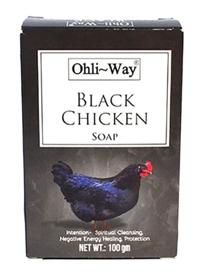 100gm Black Chicken soap ohli-way - Click Image to Close