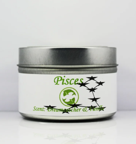 Pisces Astrological Candle 4 oz.