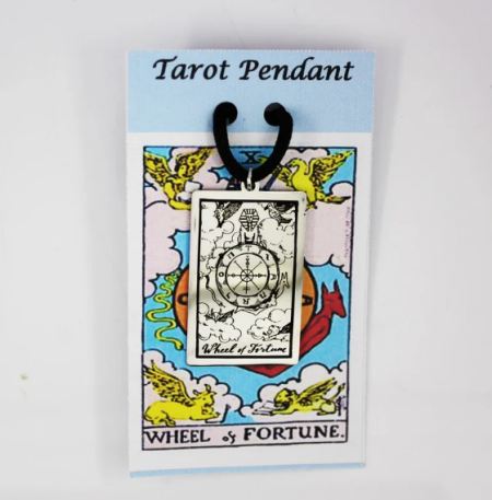 The Wheel Of Fortune Tarot Pendant