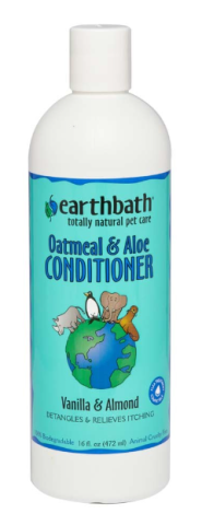 Earthbath Oatmeal and Aloe Conditioner; Vanilla and Almond 16oz