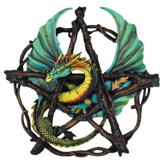 Forest Pentagram Dragon 13\"