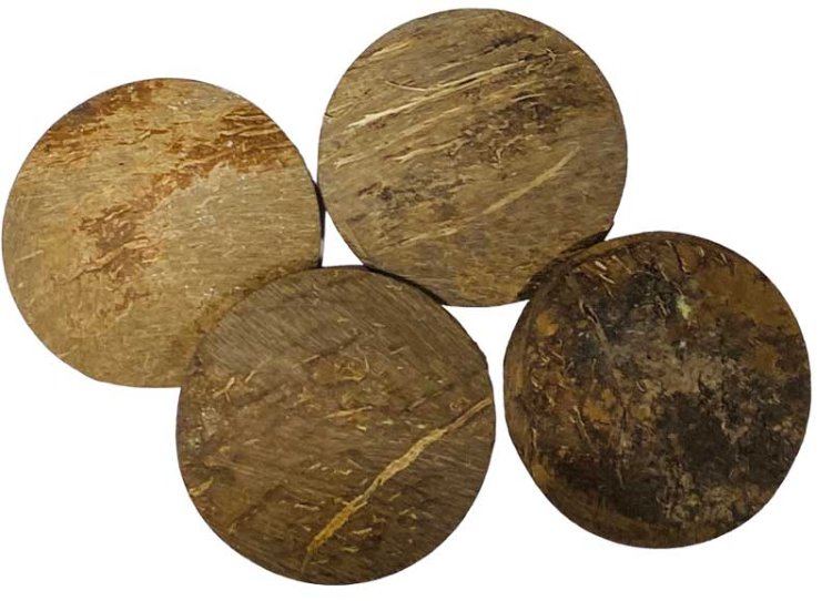 (set of 4) Chamalongo (Coconut Tops) - Click Image to Close