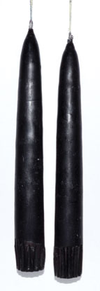 7\" Black taper pair