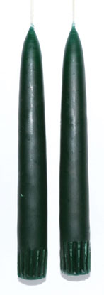 7\" Dark Green taper pair