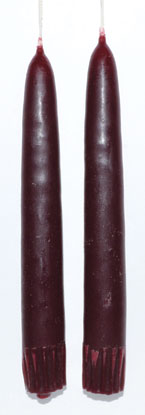 7" Dark Red taper pair