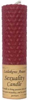 4 1/4" Sexuality Lailokens Awen candle - Click Image to Close
