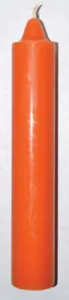 9\" Orange pillar candle