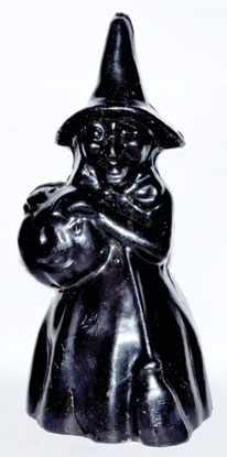 6\"-7\" Black Witch candle