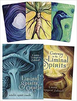 Liminal Spirits oracle,Witch's Spirit Cards by Laura Tempes Zakroff