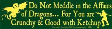 Do Not Meddle Dragons - Click Image to Close