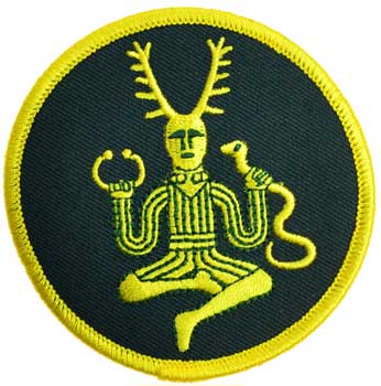 Cernunnos sew-on patch 3\"